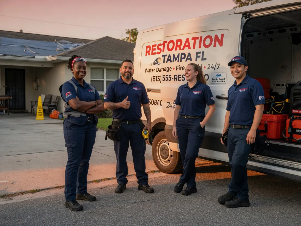 Water Damage Restoration company in Donie, TX
